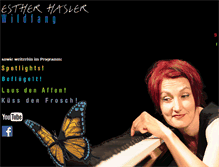 Tablet Screenshot of estherhasler.ch